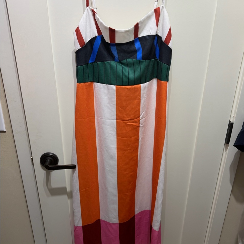 Colorful Striped Maxi Dress